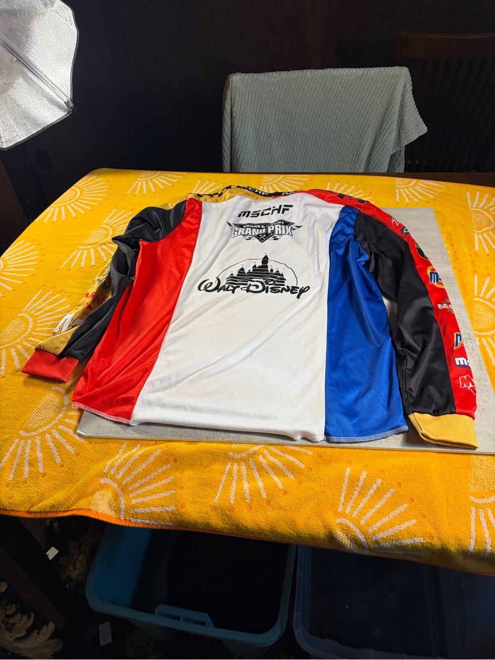 x Walt Disney Colorblock Racing Jacket - Red/White/Blue
